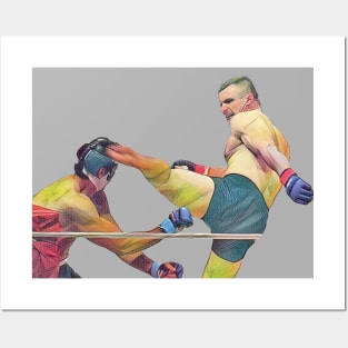 Crocop vs Dos Caras Posters and Art